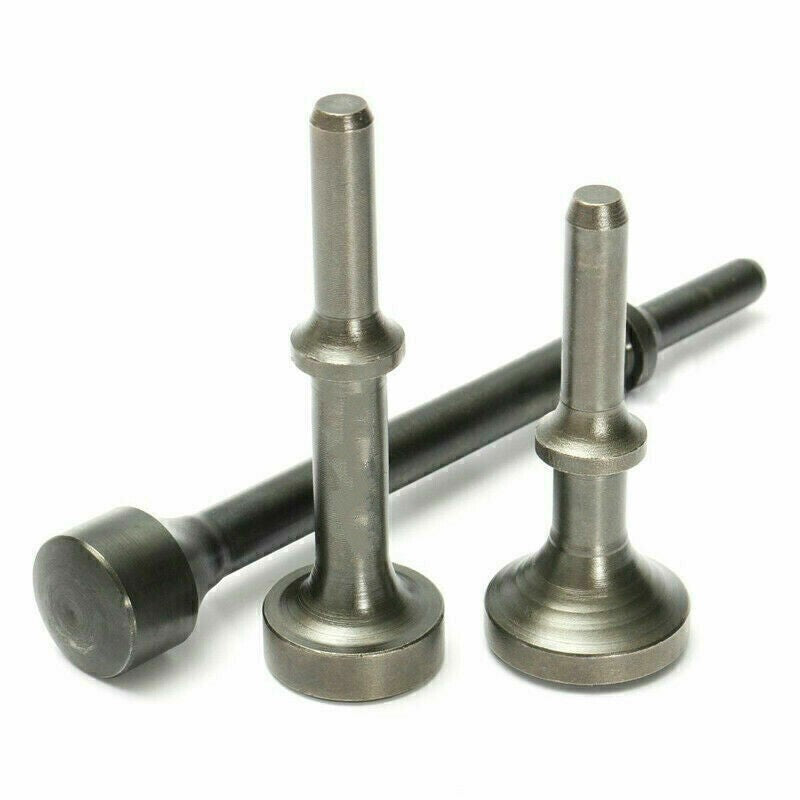 3Pcs Smoothing Pneumatic Air Hammer Impact Bits Set Tool Kit Chisel w/Spring