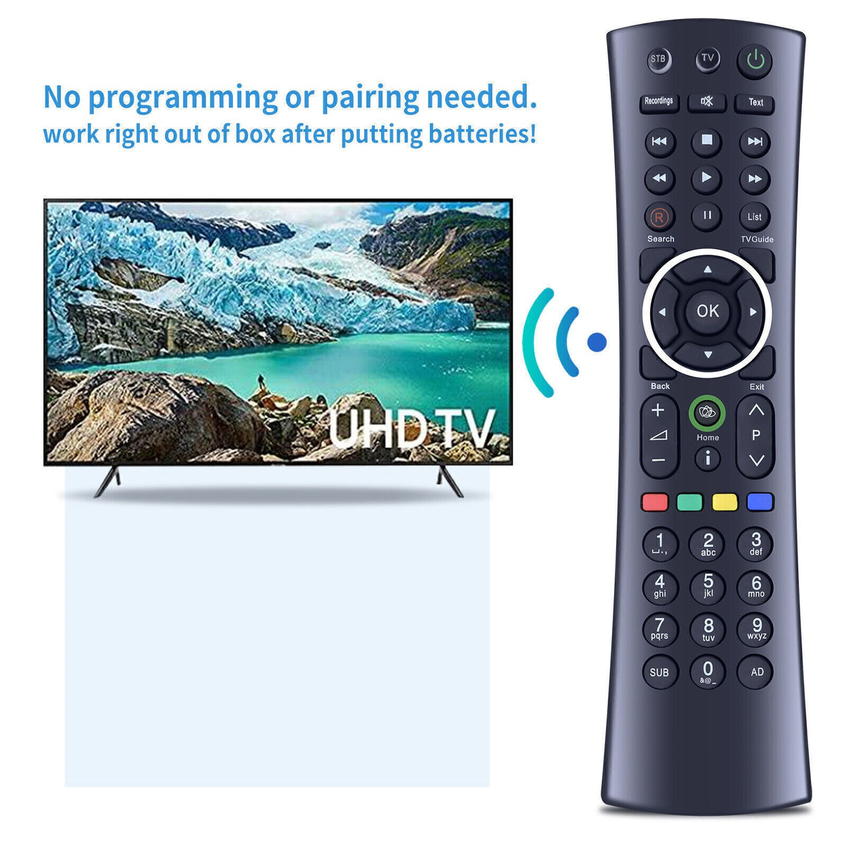 RM-I08UM For Humax Freesat Remote Control HDR-1100S HB-1100S HB-1000S
