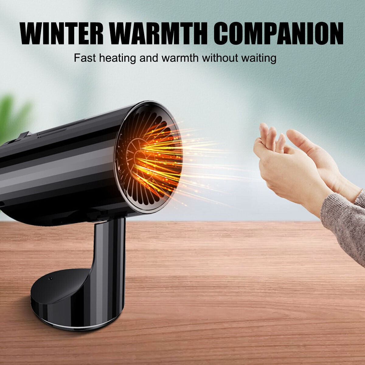 150W Electric Car Heater 12V DC Heating Fan Defogger Defroster Demister Portable