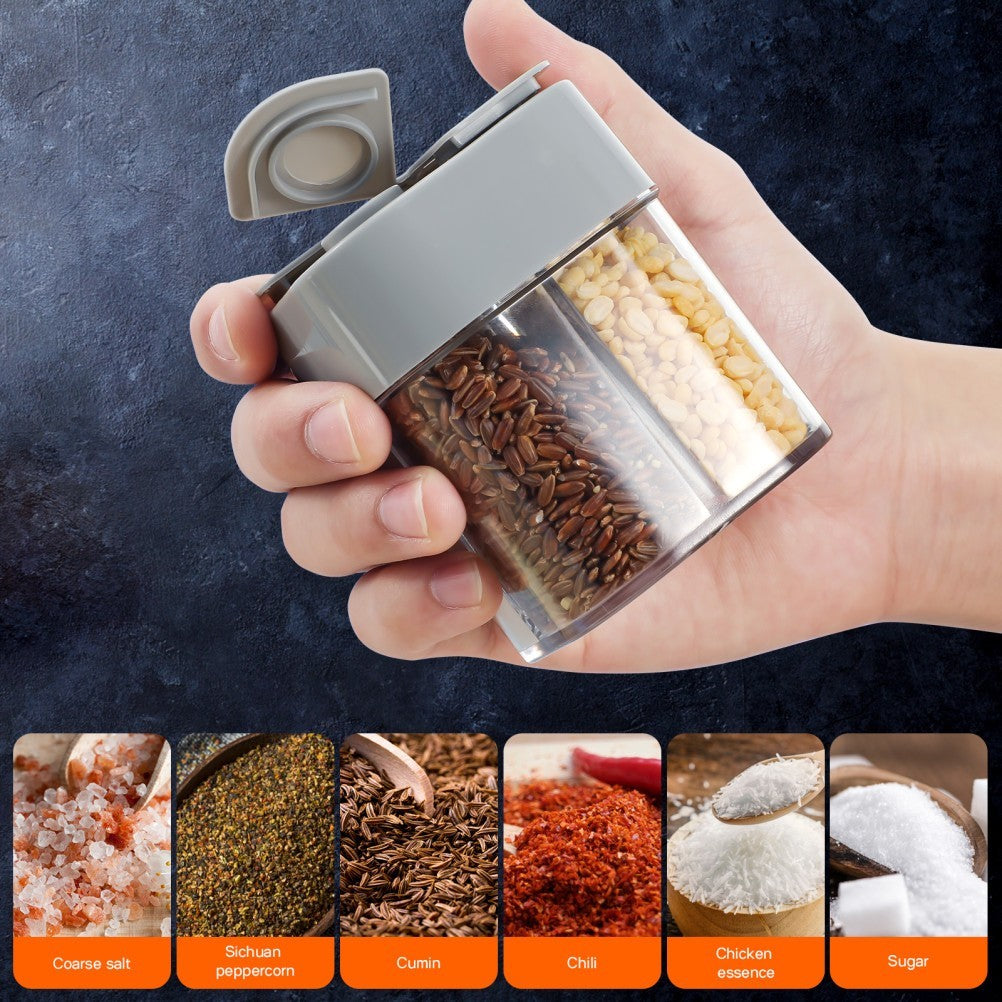 2pcs Multi Spice Containers Spice Shaker Jars Camping Barbecue Spice Containers