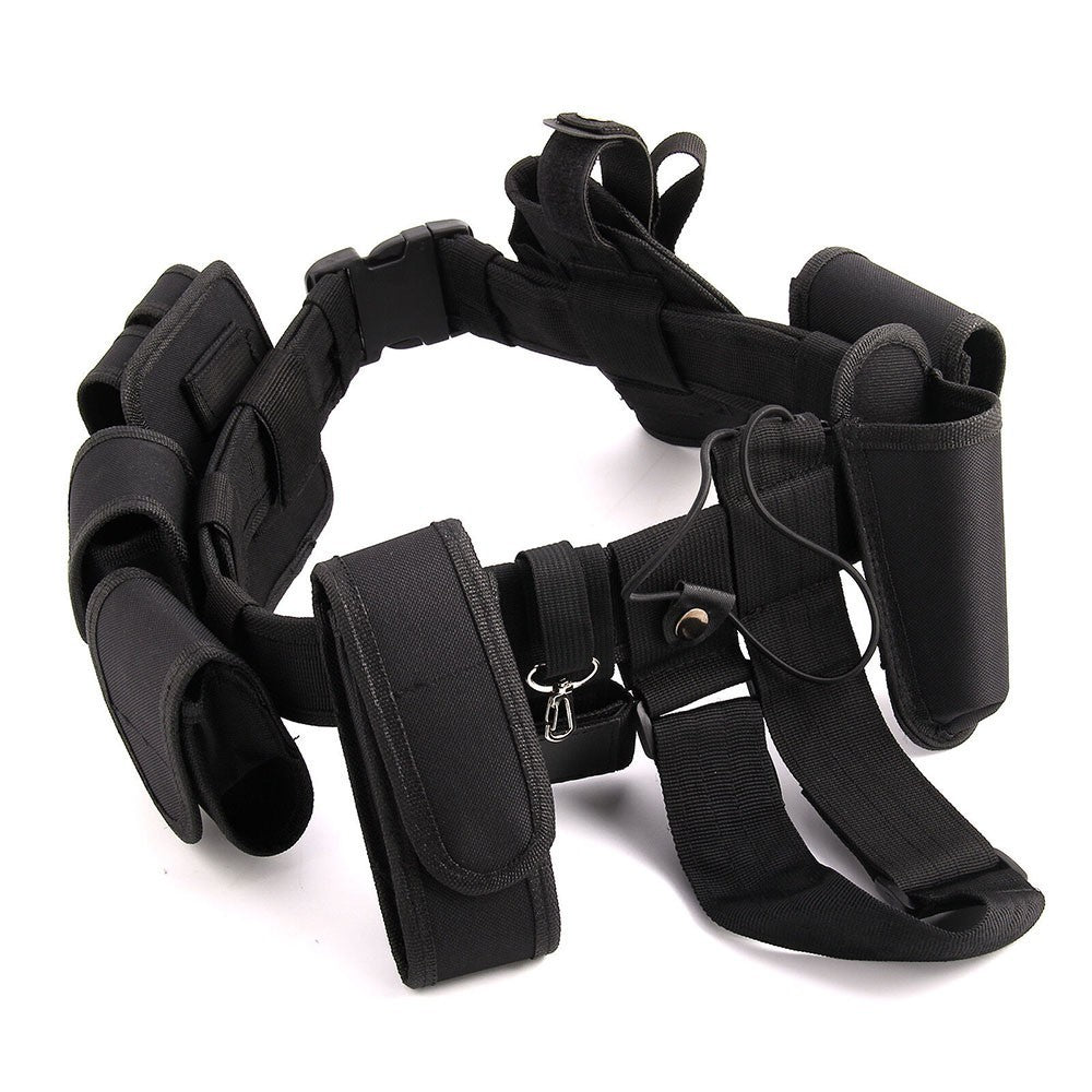 Tactical Security Duty Belt 10-in-1 Set Nylon Modular Law Enforcement Belt Kit