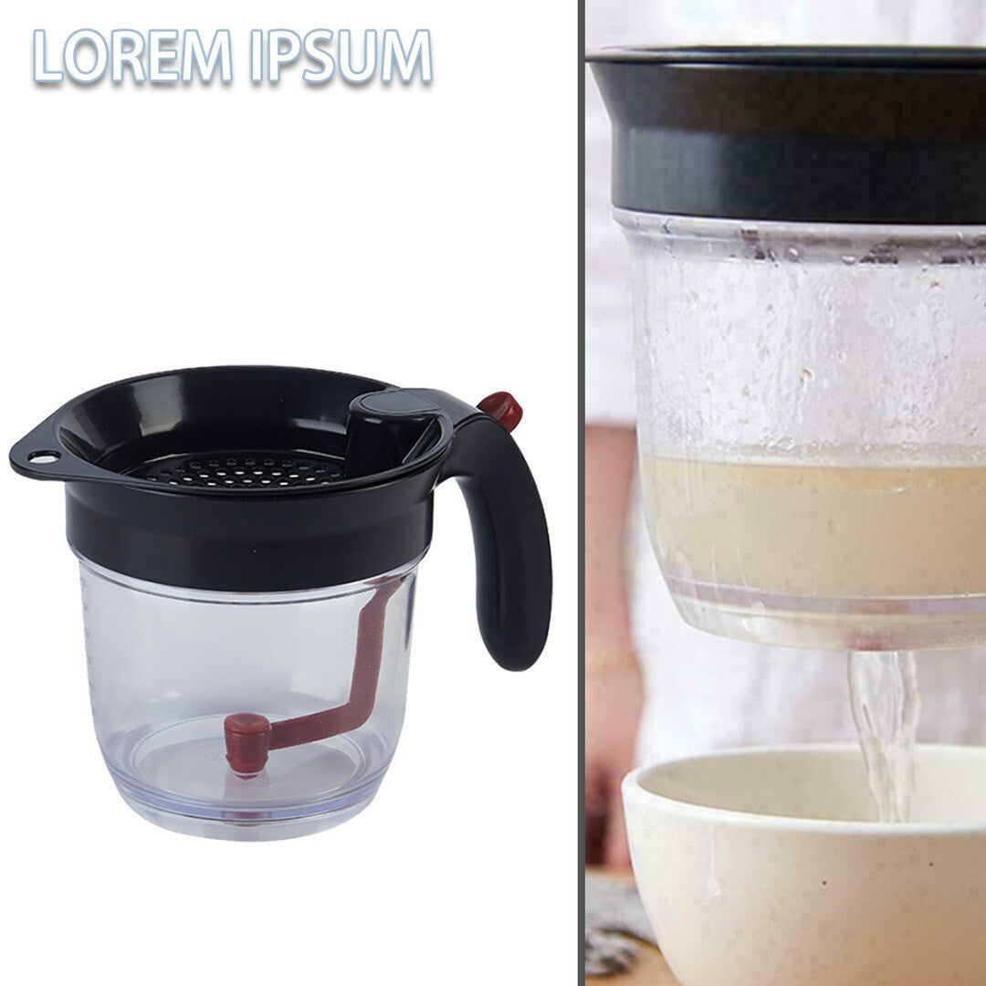 Fat Separator with Strainer Filter Gravy Fat Separator With Bottom Release