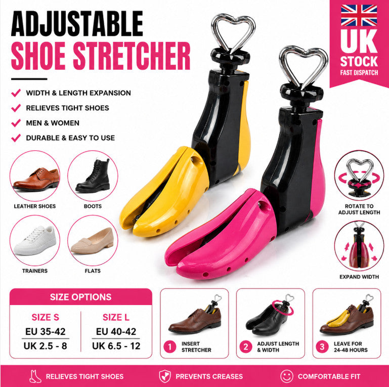 Adjustable Shoe Tree Expander Men Women Boot Width Stretcher Tool