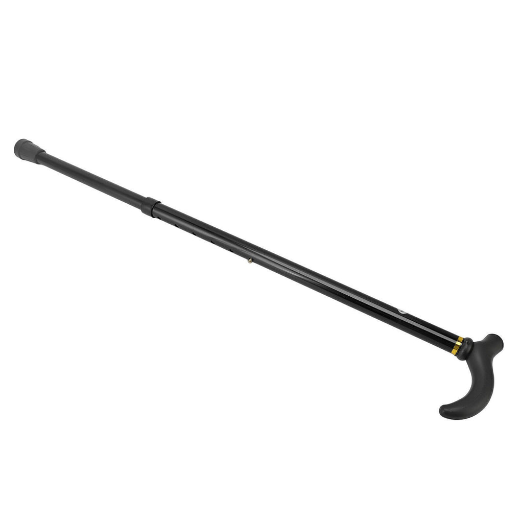 (Black)Adjustable Walking Stick All Terrain Walking Cane For Men Women UK