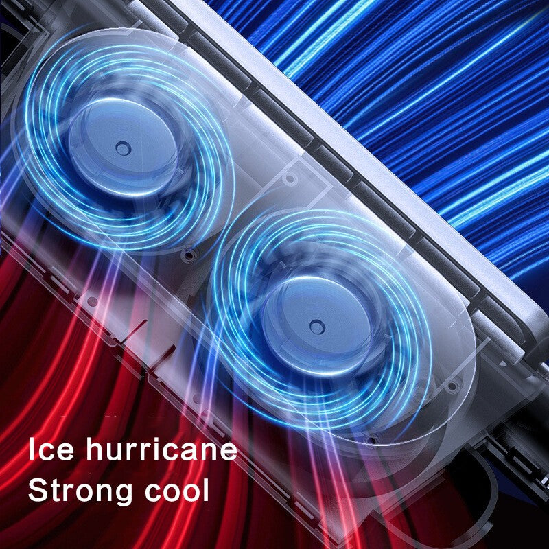 Car Rear Seat Fan USB Powered Car Headrest Cooling Air Fan Car Interior Fan.
