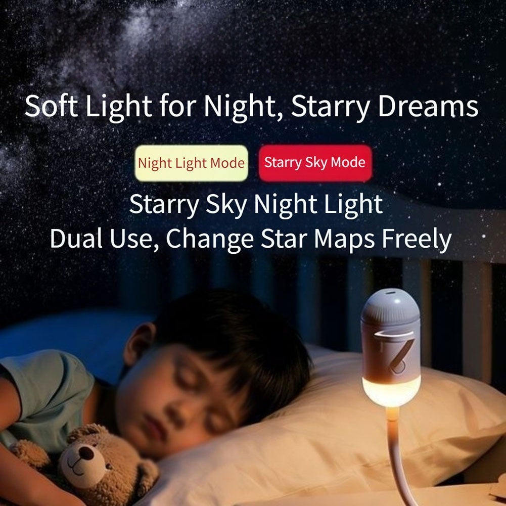 2-in-1 USB For Galaxy Projector Night Light for Sleep Meditation Relaxation