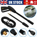 High Pressure Power Washer Spray Gun 150 Bars M14 Jet Lance Nozzle and 26FT Hose