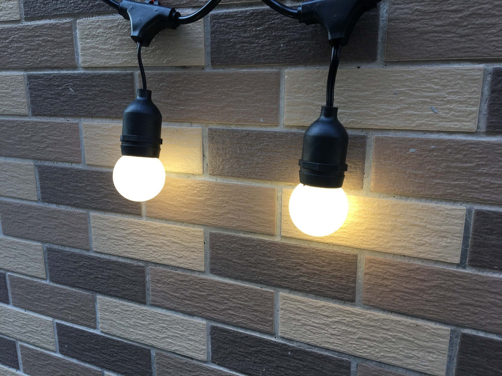24 Pcs Globe G45 LED 3W Plastic  Bulb E27 Screw For Festoon String Light