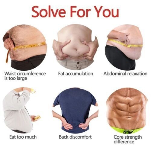 Men's Slimming Body Shaper Vest Gynecomastia Compression Shirt Tummy Control Top