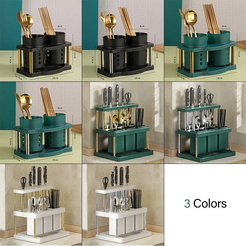 Kitchen Cutlery Holder Spoon Fork Chopstick Storage Rack Utensils Organizer Box