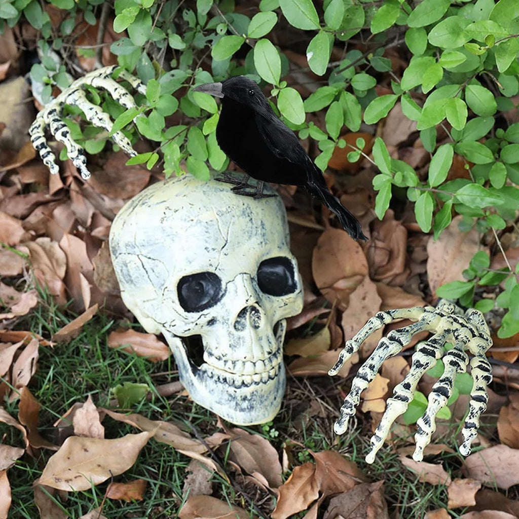 Realistic Skeleton Stakes Halloween Decorations Scary Skeleton for Lawn Garden