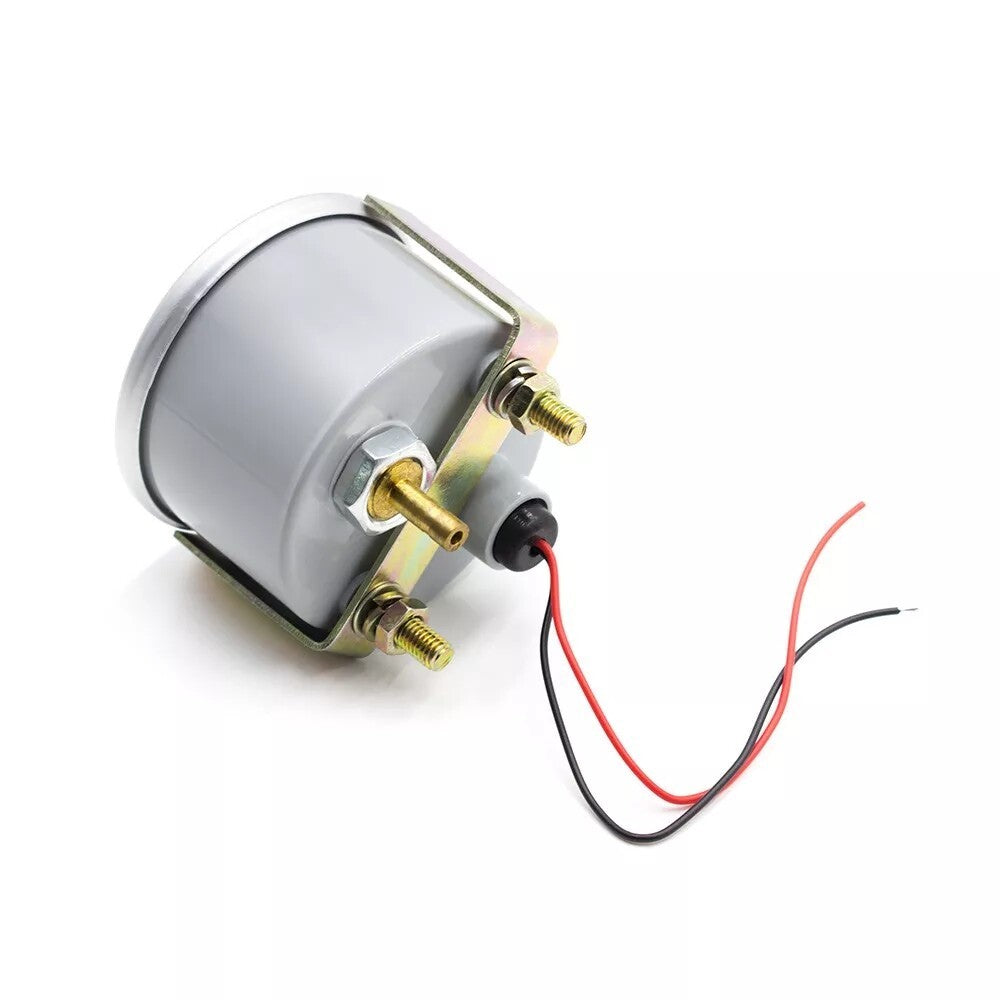 2" 52mm Car Motor Universal Black Face LED 0-30 Vacuum Gauge Meter