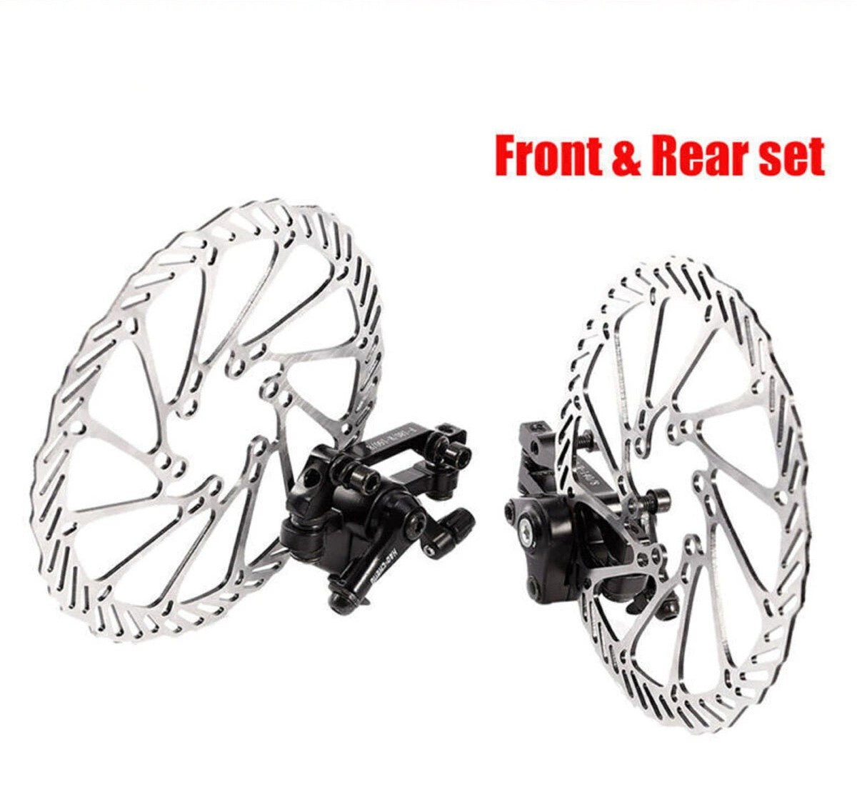 Pair Bike Disc Brake Caliper Mountain Bicycle Front Rear Rotor Disc Caliper Set