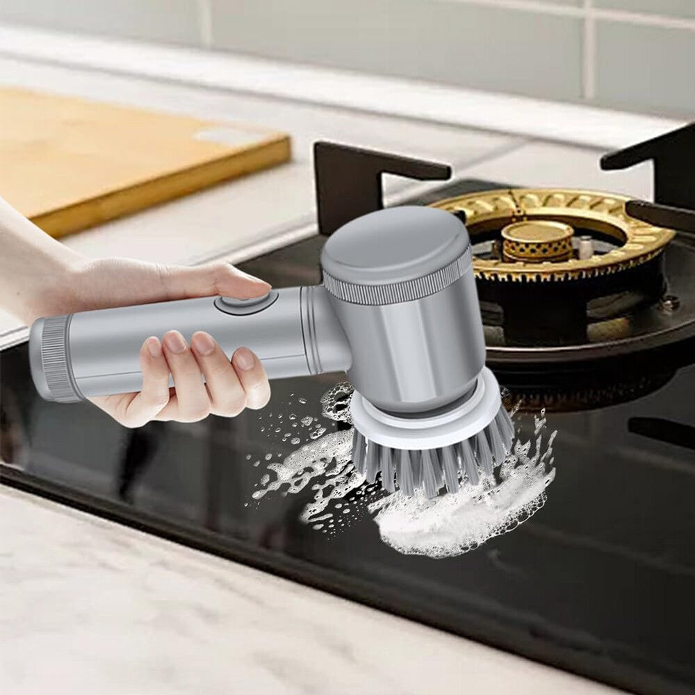 Cordless Electric Spin Scrubber Powerful Turbo Scrub Cleaning Brush Rechargeable