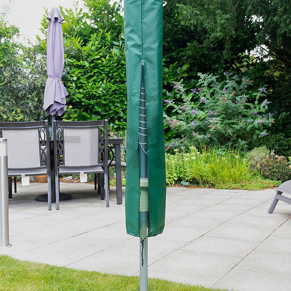 Heavy-Duty Waterproof Rotary Washing Line Cover with Zip Clothes Airer Parasol