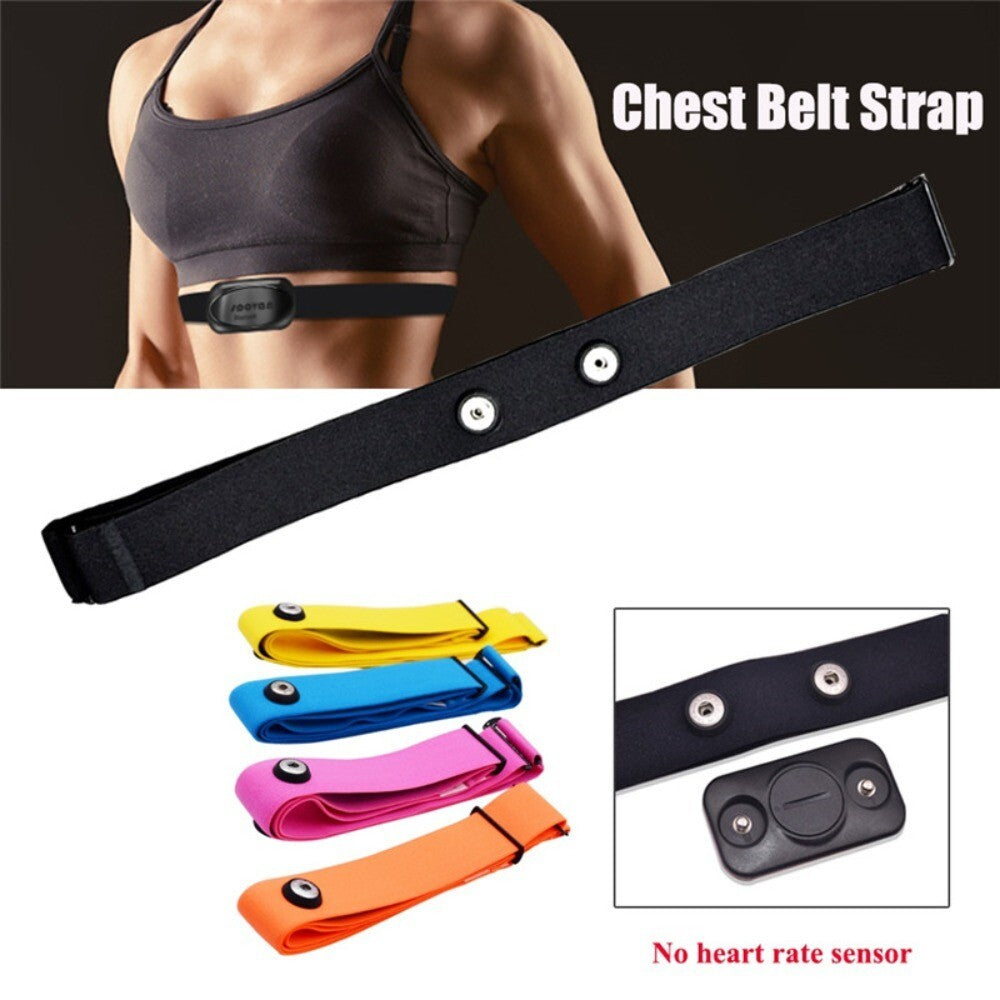 Chest Belt Strap for Sports Wireless Heart Rate Monitor Adjustable  Chest Belt