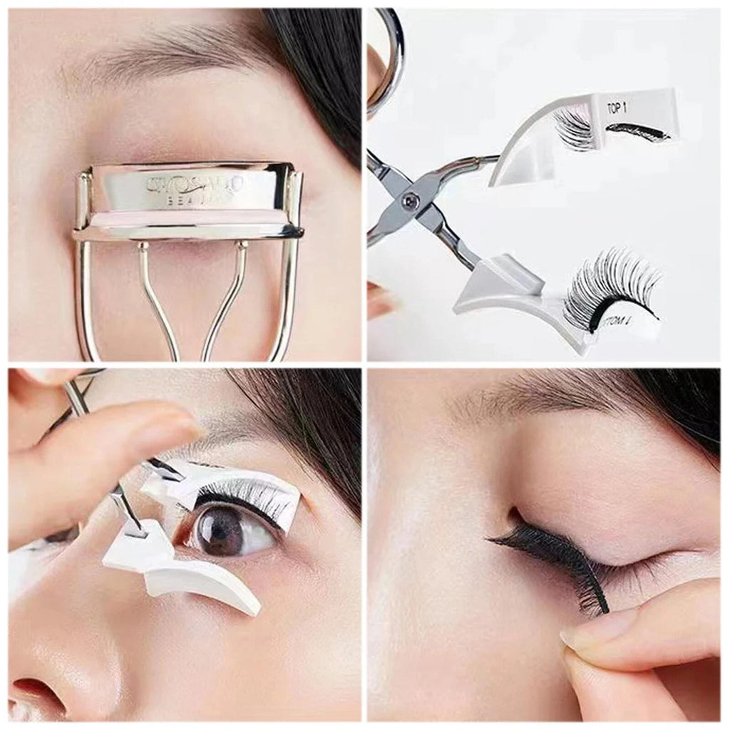 Reusable Natural Magnetic Eyelashes with Applicator No Glue Needed Lashes Kit
