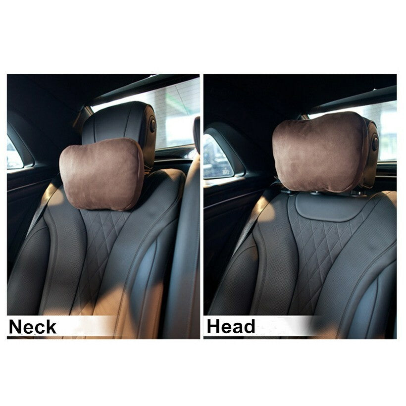 2PCS Design S Class Car Headrest Neck Pillows Seat Cushion For Mercedes-Benz UK