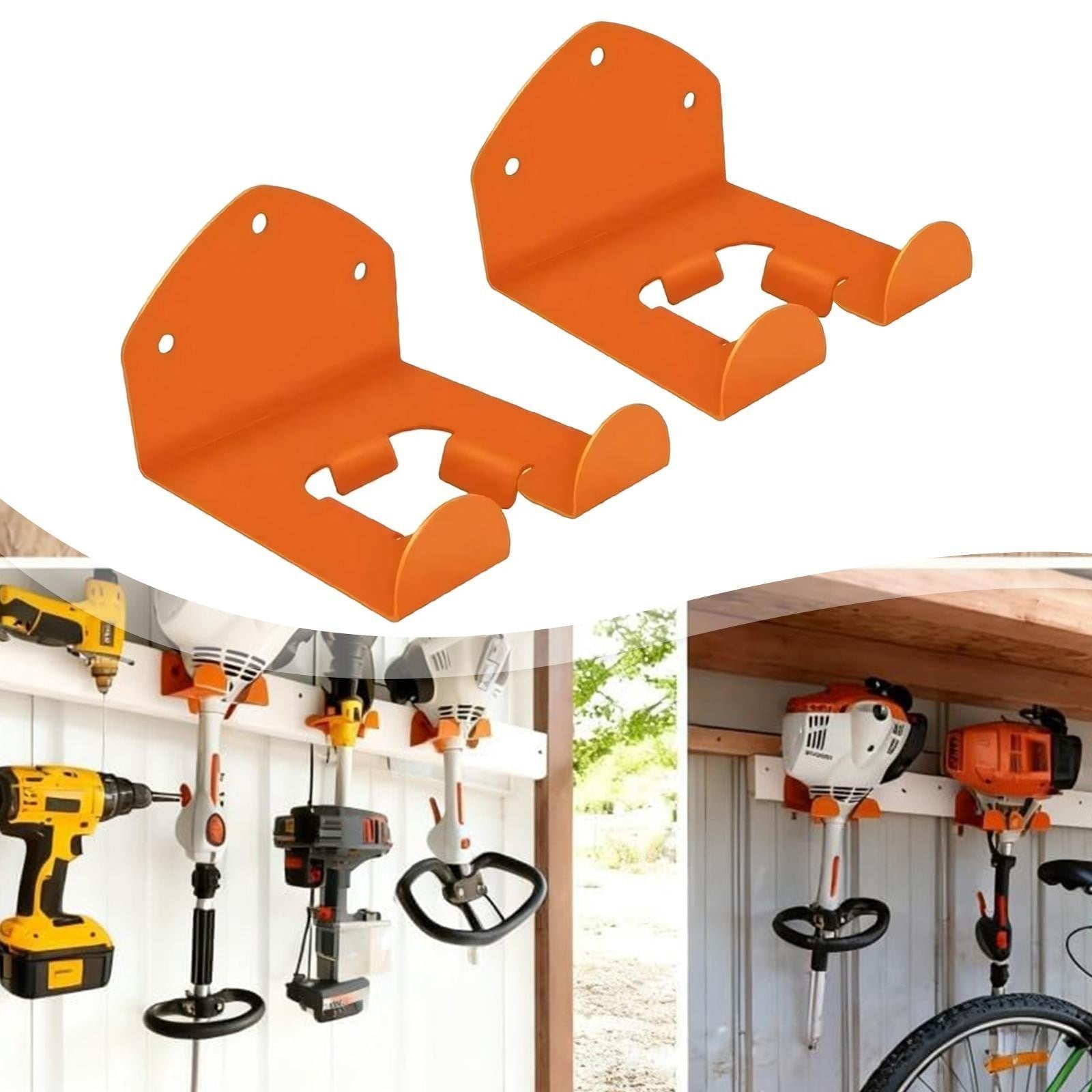 2Pcs Trimmer Rack Heavy Duty Weed Eater Hanger,Garden Power Tool