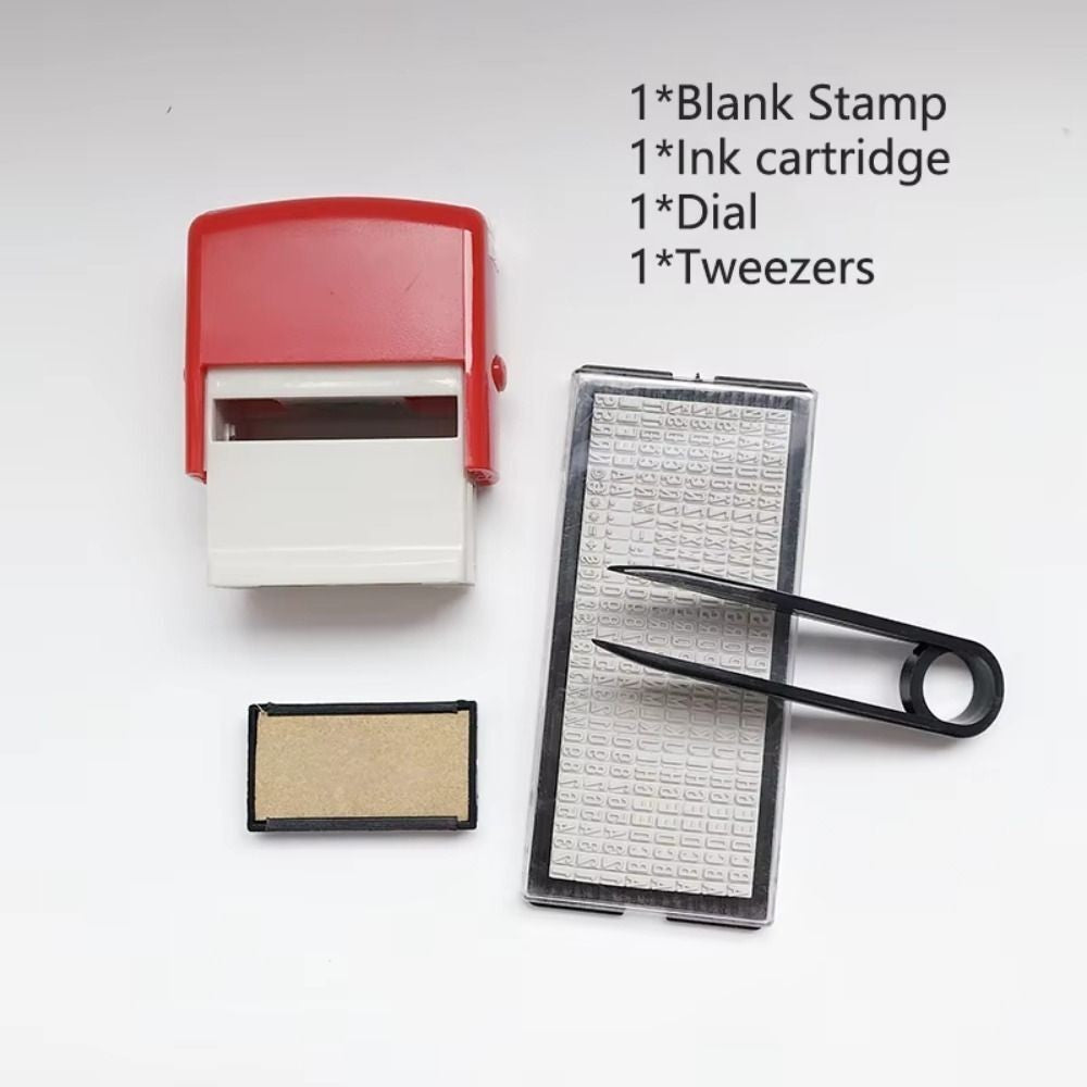 Alphabet Number Stamp Kit Rubber Stamp Name Letter Handicrafts Printing Stamp