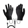Electric Heated Gloves Rechargeable Battery Hand Warm Windproof Thermal Winter