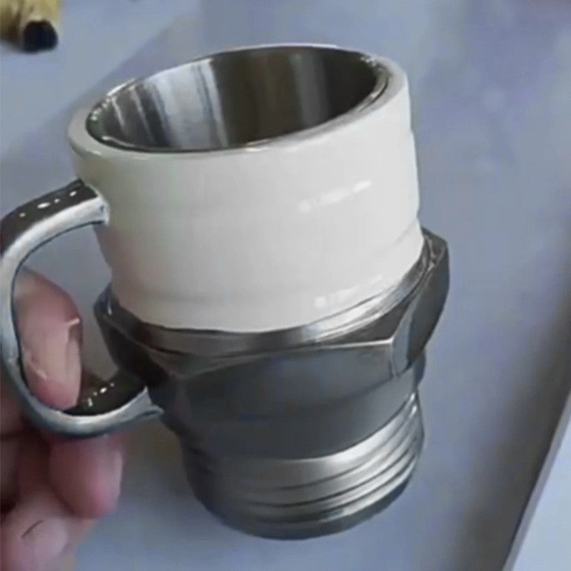 Spark Plug Mug, Engine Spark Plug Design, Novelty Coffee Mug
