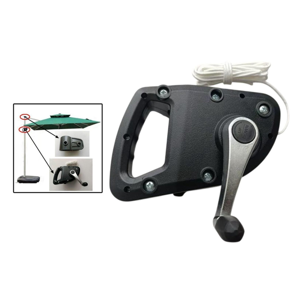 Patio Umbrella Crank Handle Parasol Hand Crank Heavy Duty Attachment Spare Parts