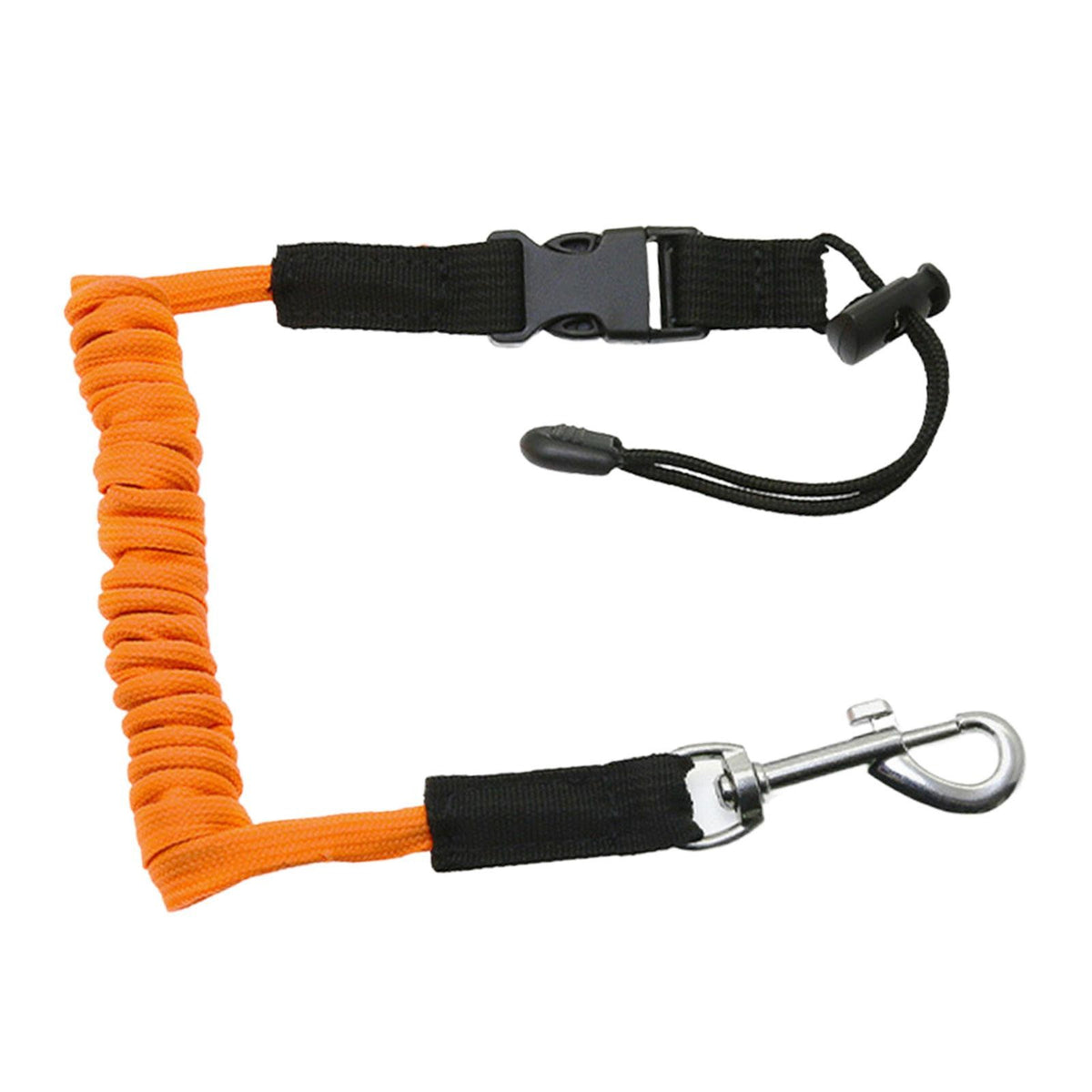 Kayak Paddle Leash Lightweight Fishing Accessories Coiled Lanyard Rope for