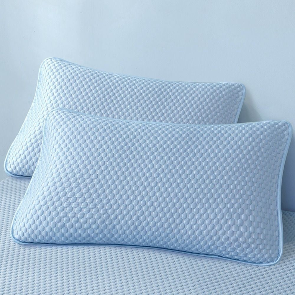 2pcs Cool Ice Bean Pillowcase Summer Pillowcover Pillow Protecter Breathable