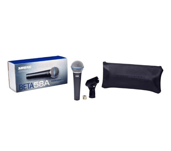 Shure BETA58A Supercardioid Dynamic Microphone Vocal Microphone Wired Mic NEW