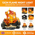 Anime Howl's Moving Castle Calcifer Resin Statue Led Collection Xmas Gift 2026