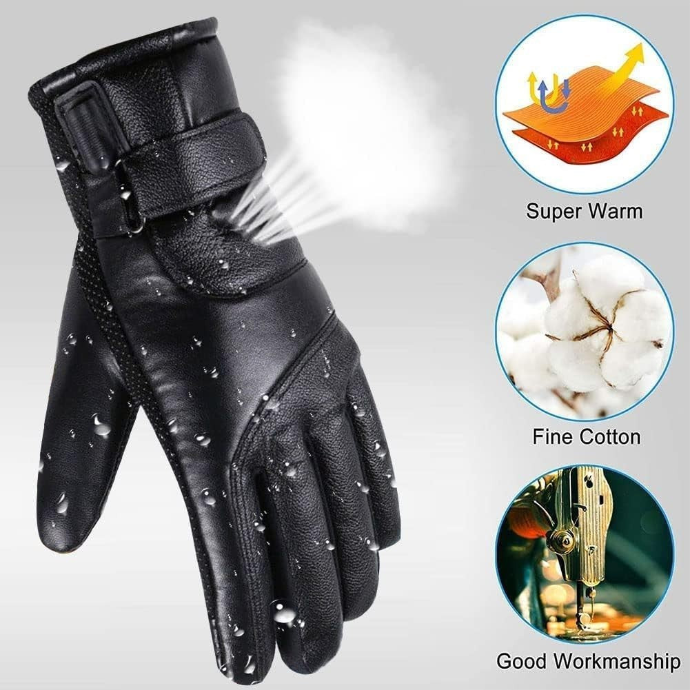 Electric Heated Gloves Portable USB Heated Gloves Touchscreen Hand Warmer Gloves