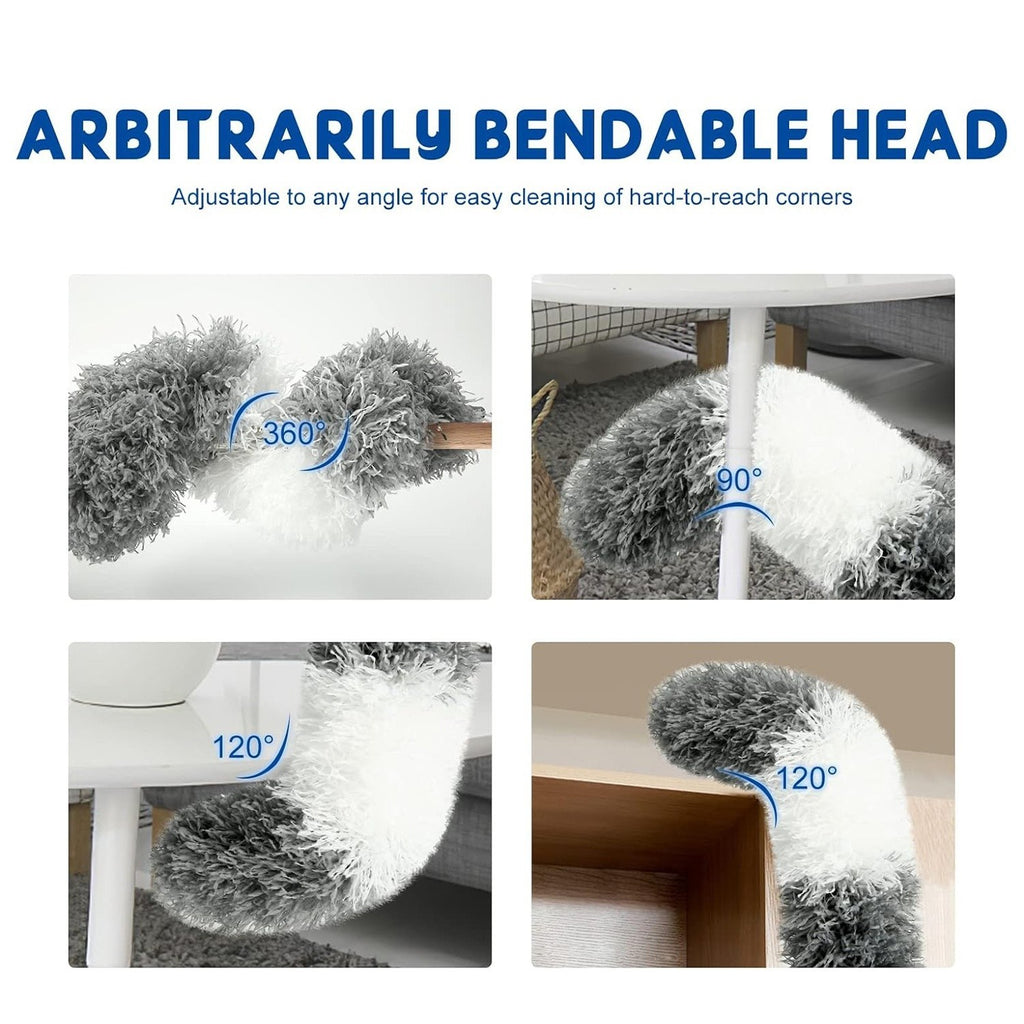2.8m Extra Long Microfiber Duster for Cleaning Fan, High Ceiling, Blinds
