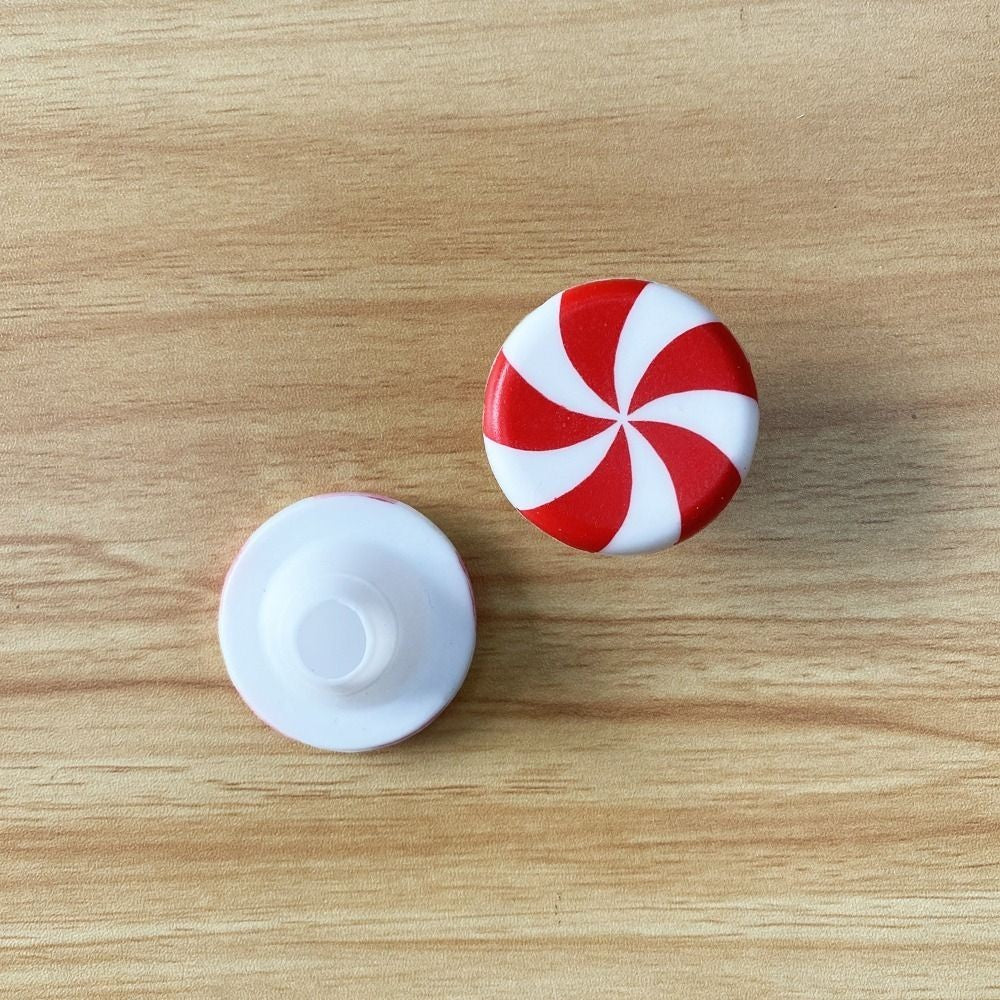 10pcs Christmas Cabinet Knob Cover Xmas Tree Mini Cover Drawer Knob Button Cover