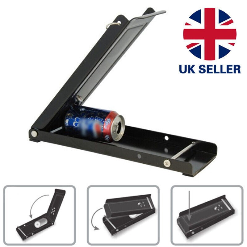 16oz 500ml Heavy Duty Can Crusher Foot Operated Floor Aluminum Tins Large Beer