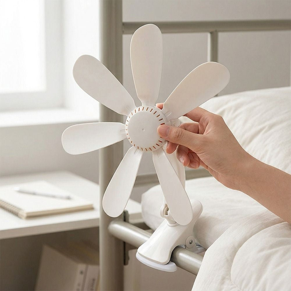 Portable Clip On Fan, Small Personal Fan With Strong Wind, Mini Quiet Fan