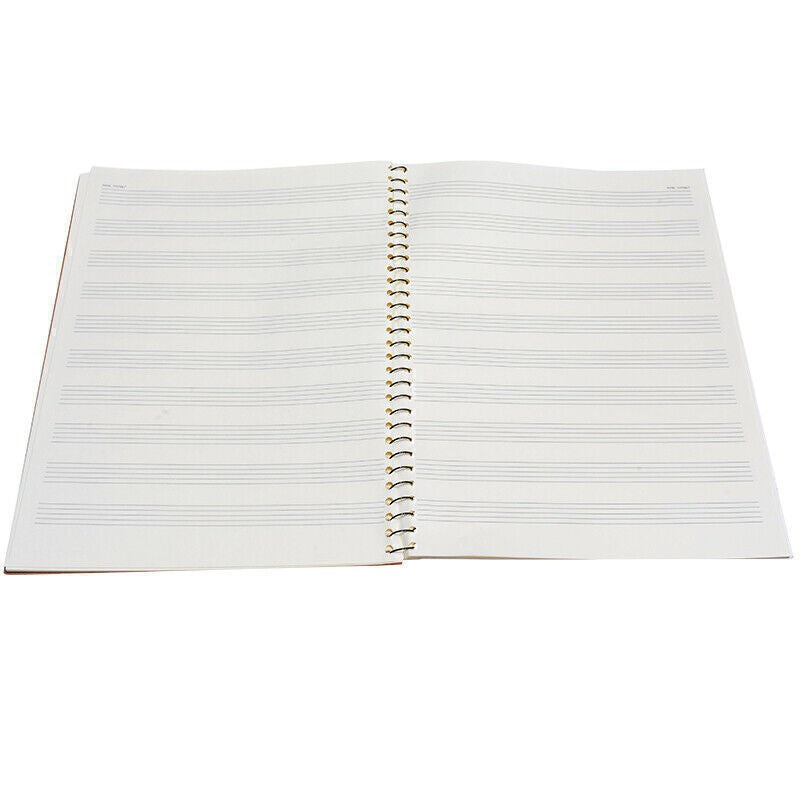Blank Sheet Music Composition Manuscript Staff Paper Art Music Notebook A4 NEW