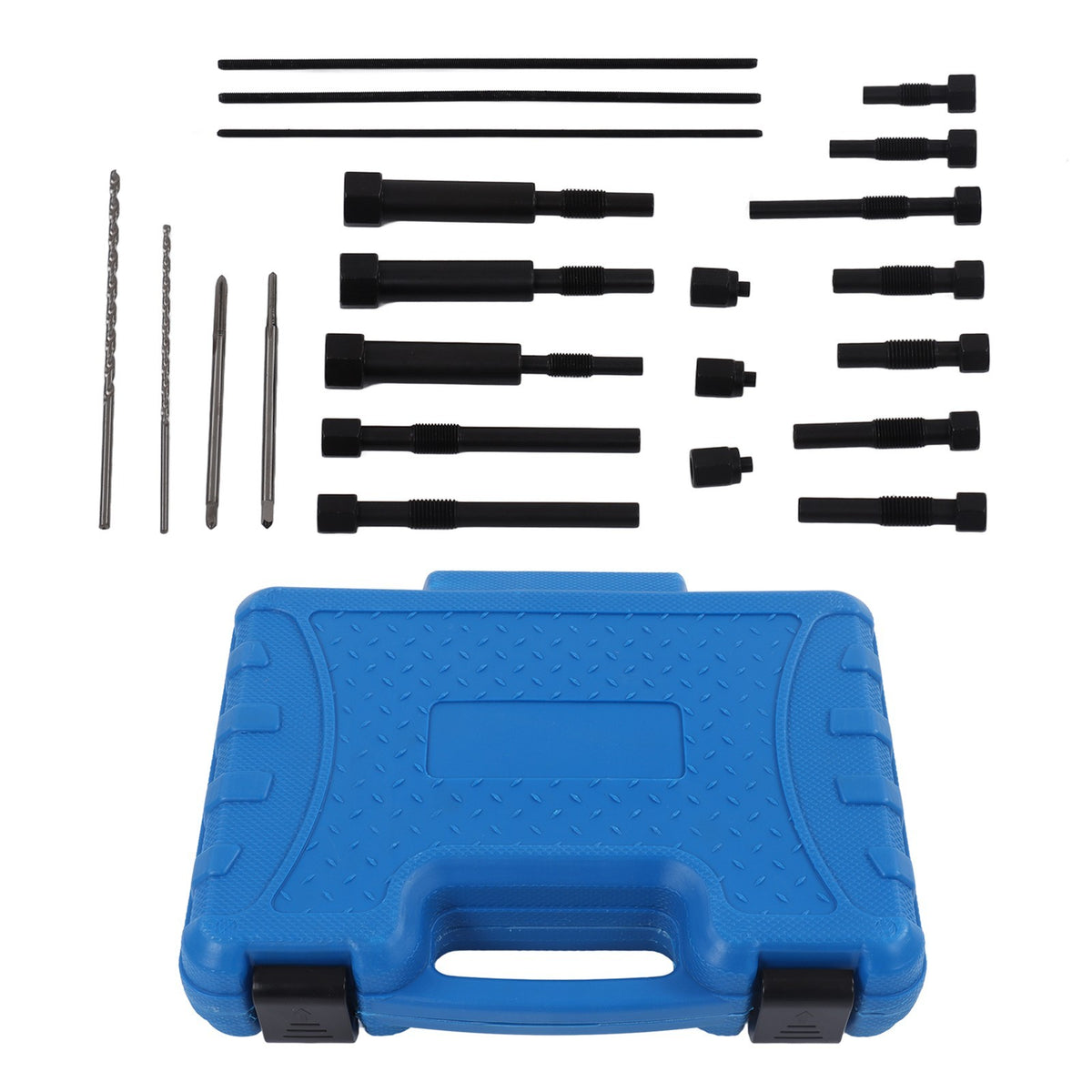 22Pcs Glow Plug Remover Extraction Tool Set with Storage Box for Engine Repair