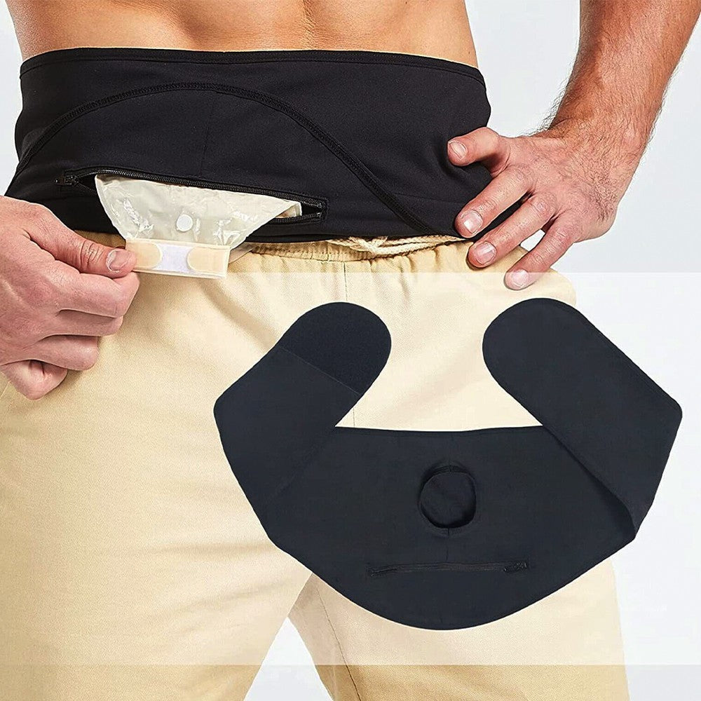 Generic Stoma Bag Stealth Belt Soft Oxford Fabric Stoma Bag Cover