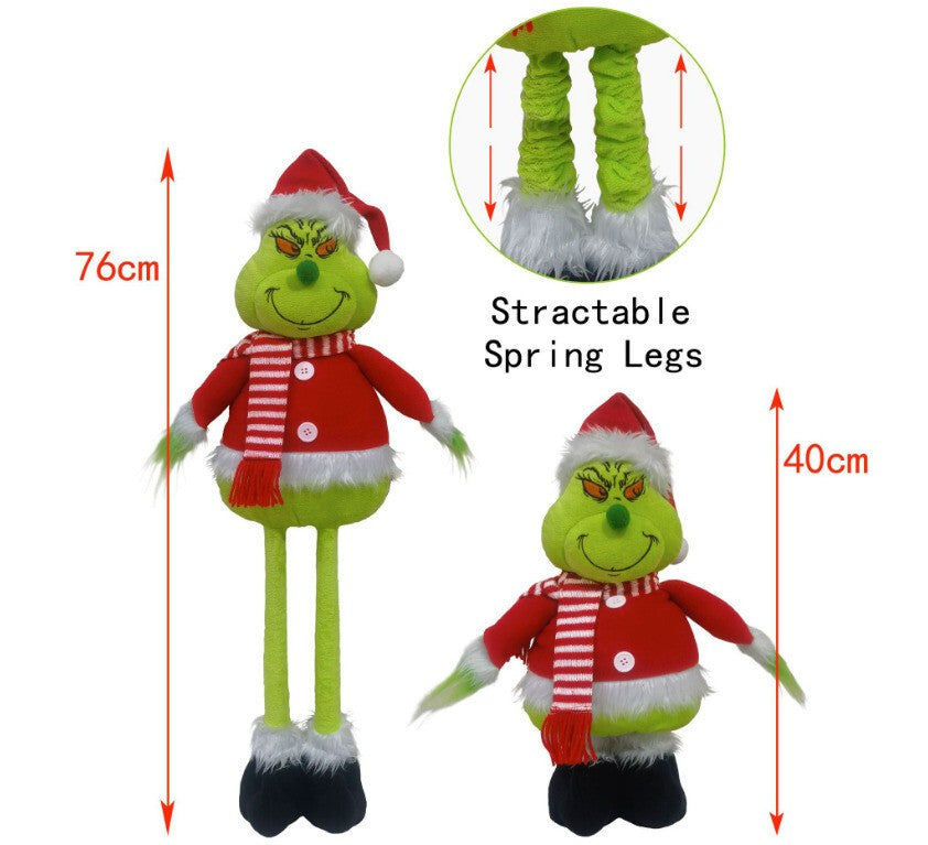 The Lifelike Animated Scalable Grinch Christmas Ornament Home Decoration