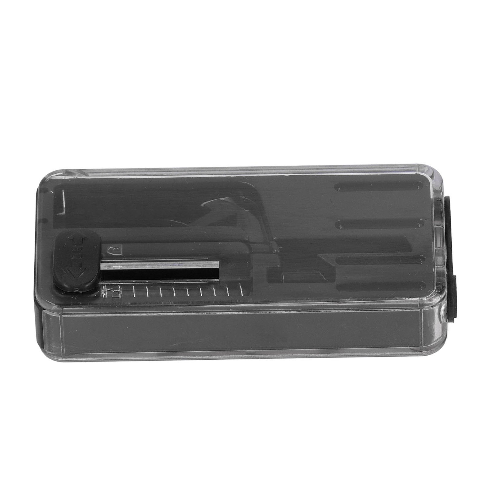 (Black)Crushball Dispenser 2 Pcs Cigarettes Apsules Dispenser Cigarette