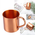 Copper Mug Cup For Moscow-Mule Coffee Beer Drinking Cocktail Camping 410ML