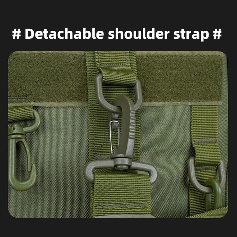 Multifunctional Fishing Backpack Lure Rod Bag Travel Camping Zipper Shoulder Bag