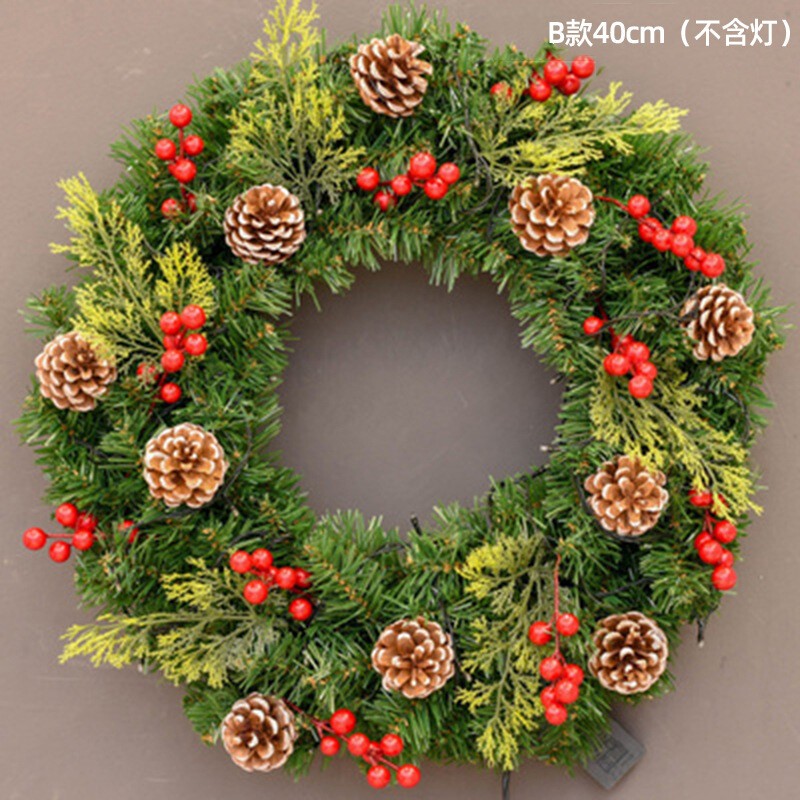 Luxury  Artificial Wreath Christmas Wreath For Front Door Garland