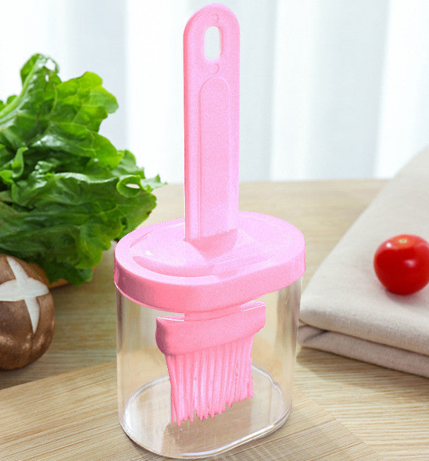 Silicone Basting Brush with Oil Bottle Heat Resistant Brush