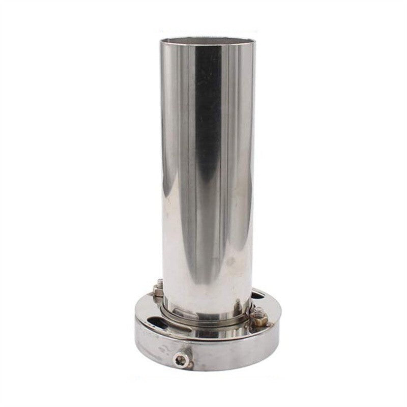 3.5'' Stainless Exhaust Muffler Tip Adjustable Removable Silencer Universal