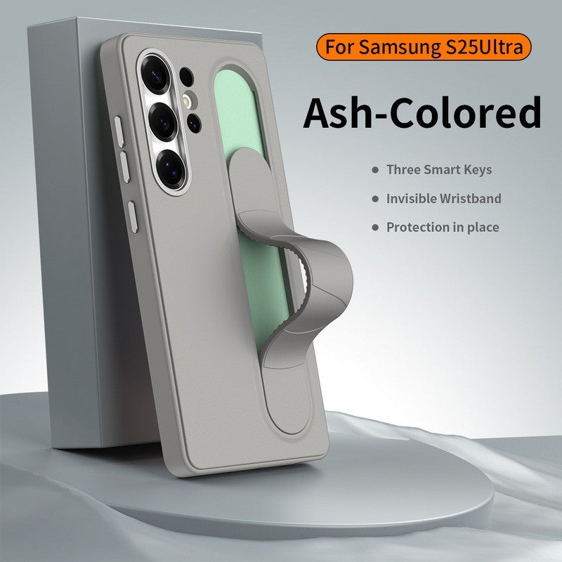 Case For Samsung Galaxy S26 Ultra  Smart Button Wristband Cover