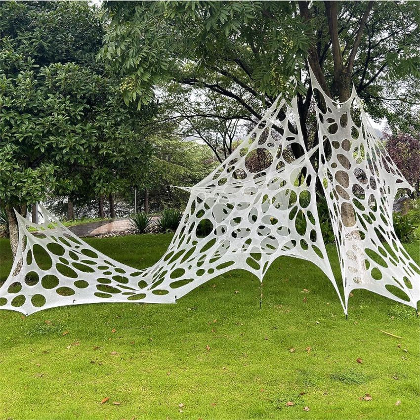 Spider Web fabric  Halloween Decoration Stretchy Craft Cobweb  Party 12mt