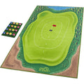 1set Chip Stick Golf Game Mat with 16 Grip Golf Balls and 1 Chipping Mats