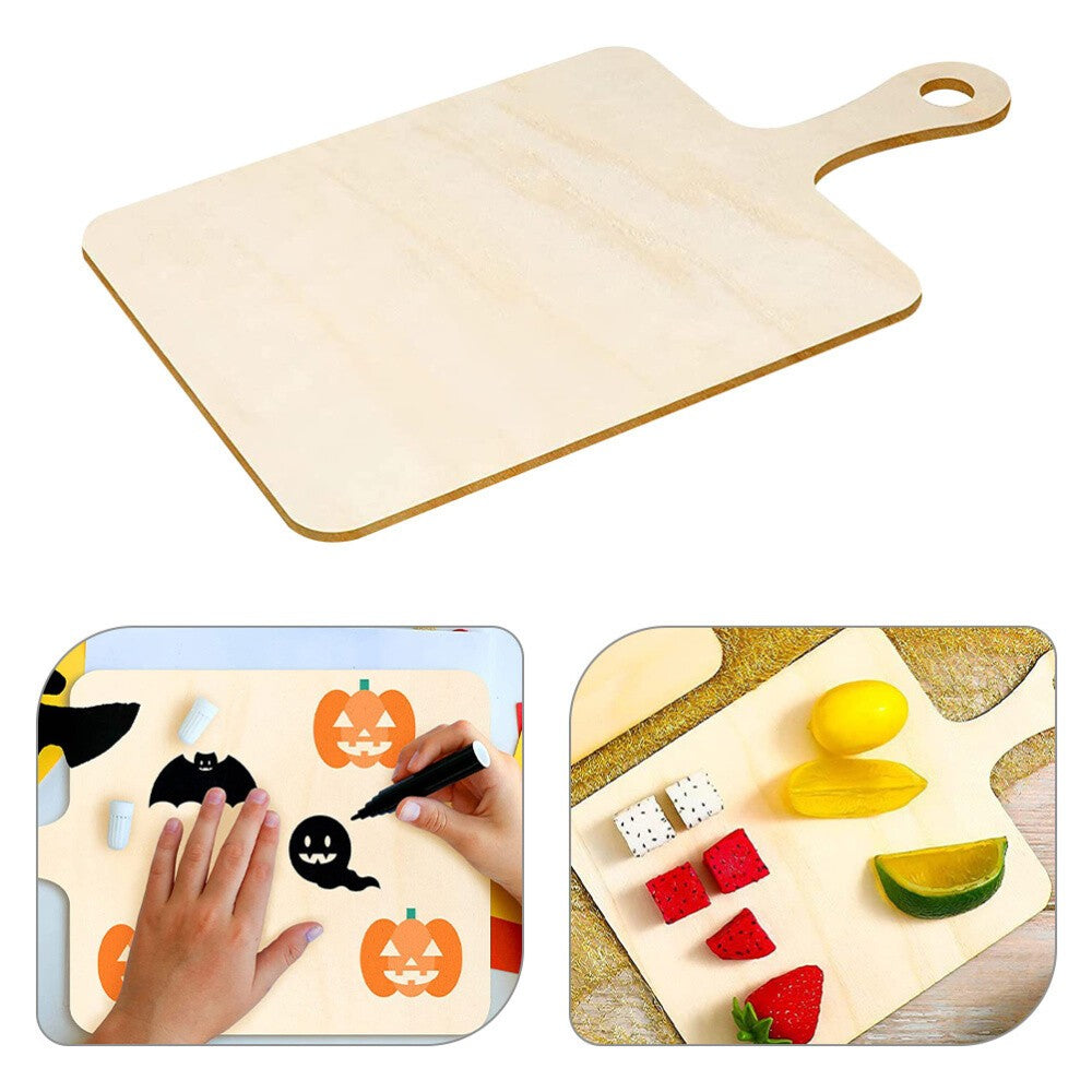 5 Pcs Mini Wooden Cutting Board Chopping Small Cheese Blank
